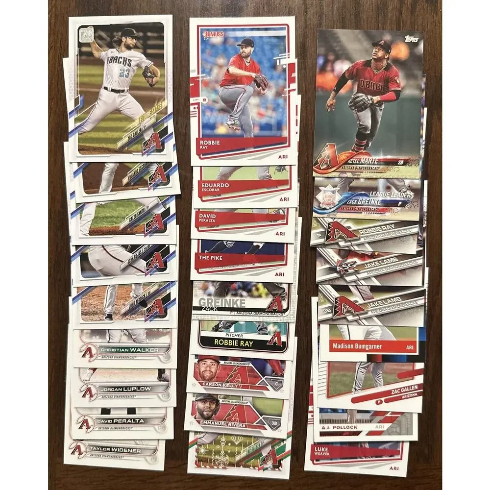 Arizona Diamondbacks Baseball Card Huge Lot 91 Different Cards